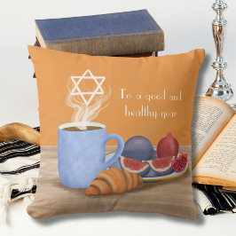 Almofada Yom Kippur Quebra-Jejum: Café, Romãs