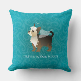 Almofada Yorkie - Pet Memorial - Angel Dog
