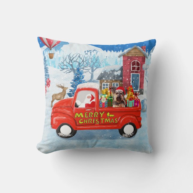 Almofada Yorkshire Terrier Dog Christmas Delick (Frente)