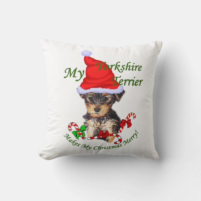 Almofada Yorkshire Terrier Natal (Frente)