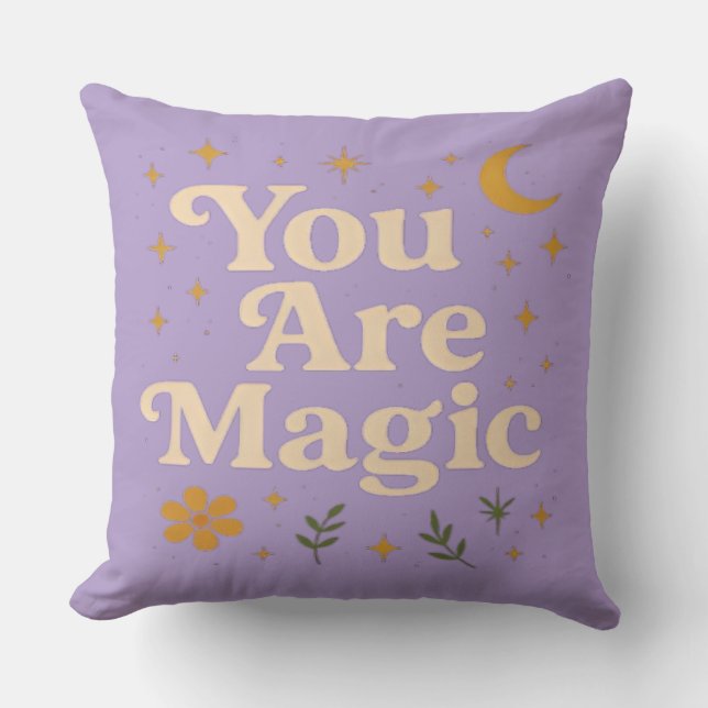 Almofada You Are Magic - Inspirational Star Design with Pos (Frente)