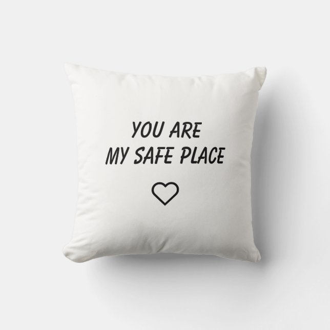 Almofada You Are My Safe Place Pillow (Frente)