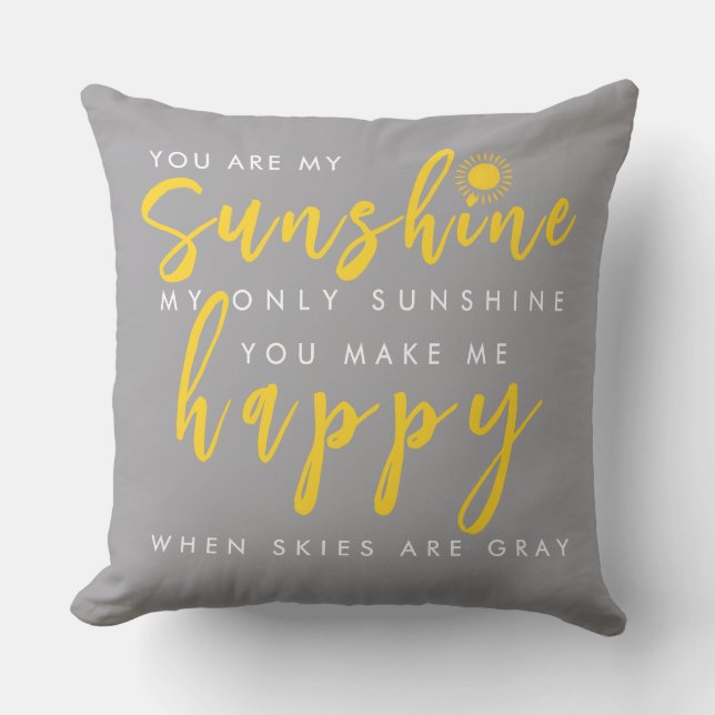 Almofada You Are My Sunshine Mom Throw Pillow (Frente)