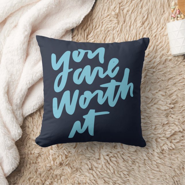 Almofada You are worth it (Cobertor)