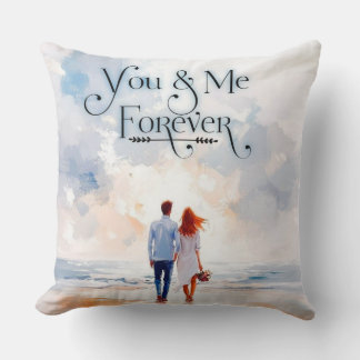 Almofada You & Me Forever Romantic Throw Pillow