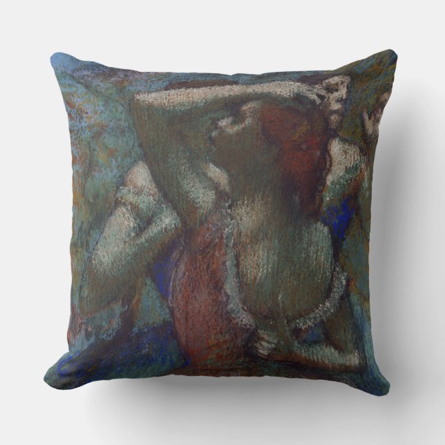 Almofada Young Balé Dancers (Ballerinas) (por Edgar Degas) (Frente)