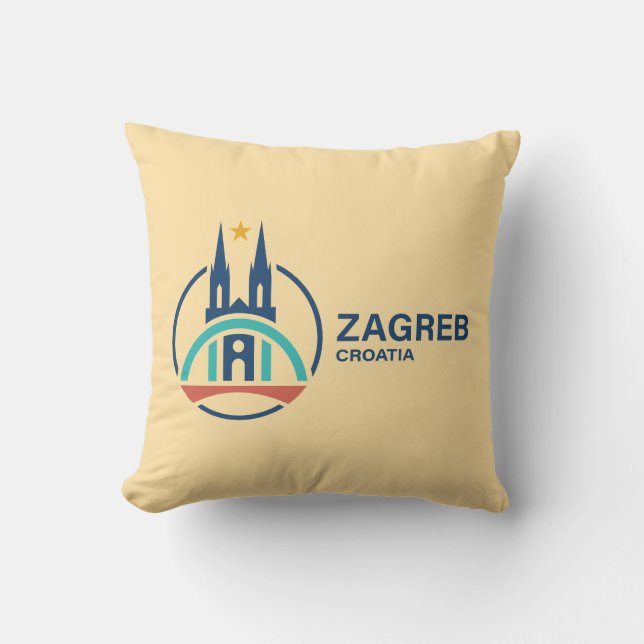 Almofada Zagreb Croatia Europe (Frente)