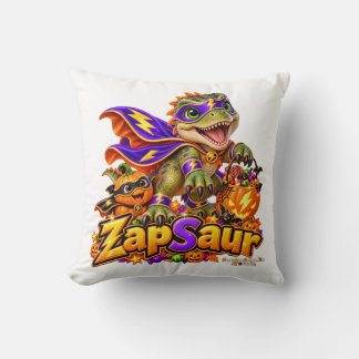 Almofada ZapSaur Dinossauro Fofo Super-herói Halloween Cria