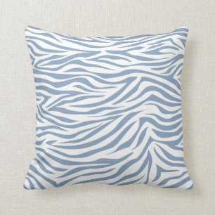 Almofada Zebra azul do safari da rocha