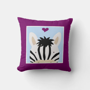 Almofada Zebra com Coração