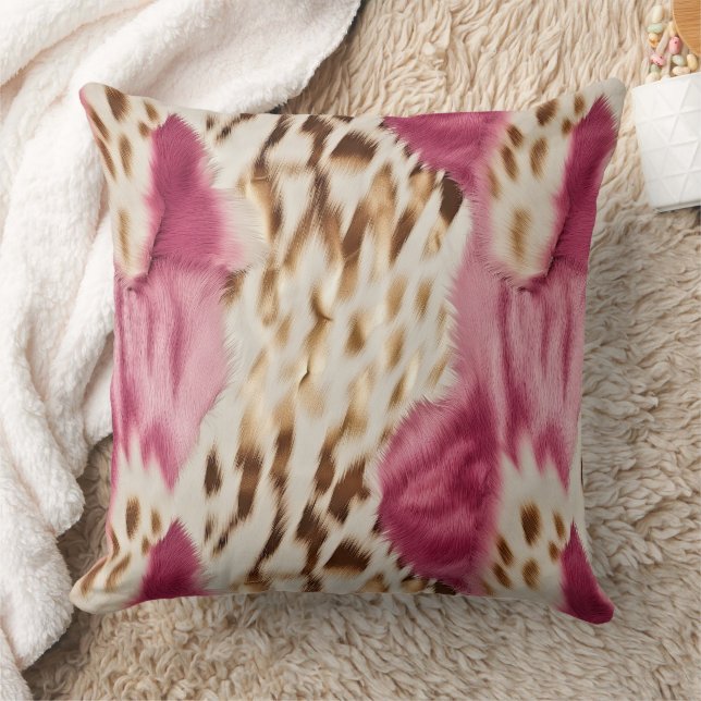 Almofada Zebra Dourada Rosa na moda (Cobertor)