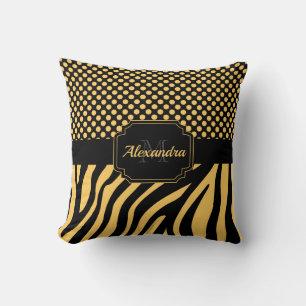 Almofada Zebra e pontos
