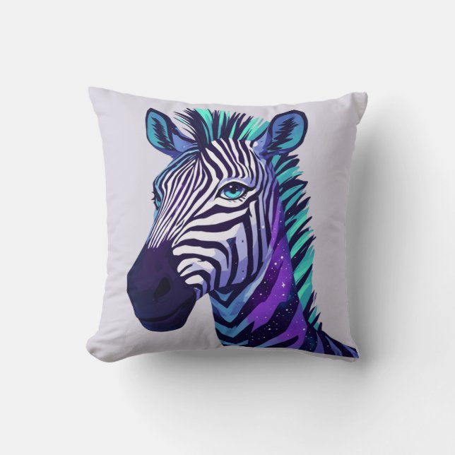 Almofada Zebra Espacial (Frente)