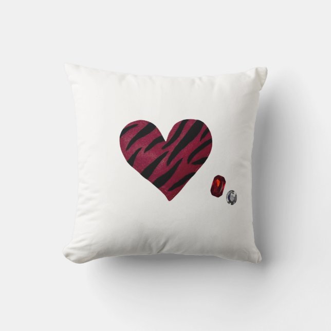 Almofada Zebra-heart (Frente)