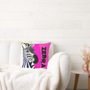 Almofada Zebra Psicodélica na Enfermeira