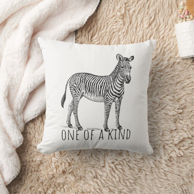Almofada Zebra Único de Uma Só Espécie (Cobertor)