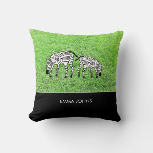 Almofada Zebras quenias felizes e bonitas