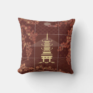 Almofada Zen Art Golden Pavilion