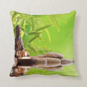 Almofada zen, meditação, buddha, paz, ioga, energia, ioga