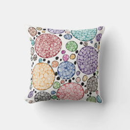 Almofada Zentangle circles pattern