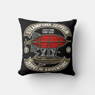 Almofada Zeppelin Steampunk