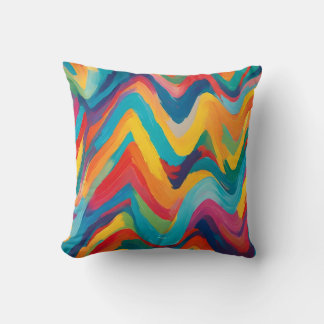 Almofada Zigzag Energético em Travesseiro decorativo Multic