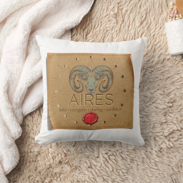 Almofada Zodiac - Aires - Throw Pillow (Cobertor)