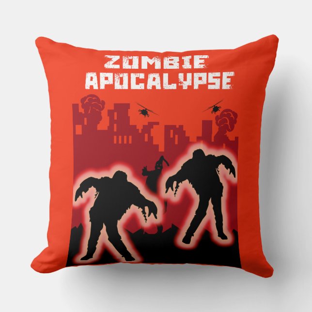 Almofada Zombie Apocalypse Kids Camisa (Frente)