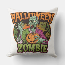 Almofada Zombie do Halloween com Travesseiro decorativo de 