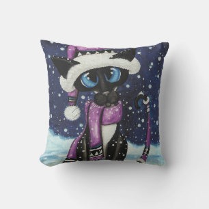 Almofadas American MoJo com Gato Siamês de Neve de