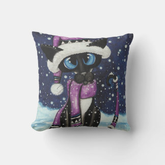 Almofadas American MoJo com Gato Siamês de Neve de