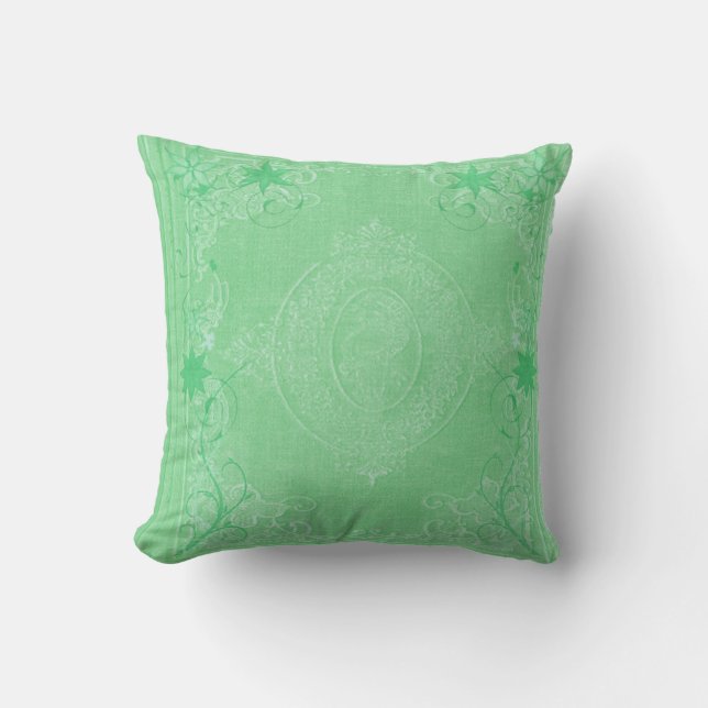 Almofadas American MoJo Verde Menta Rolo Antigo (Frente)