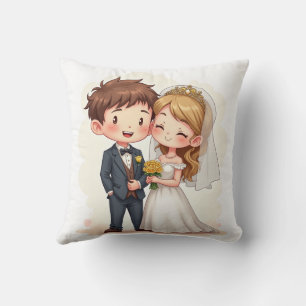 Almofadas de aniversário de casamento