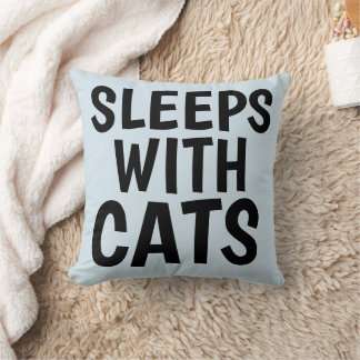 Almofadas de Gato Divertidas, DORME COM GATOS