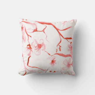 Almofadas de lançamento com padrão floral elegante