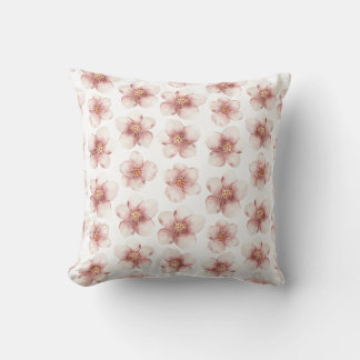 Almofadas de lançamento com padrão floral elegante