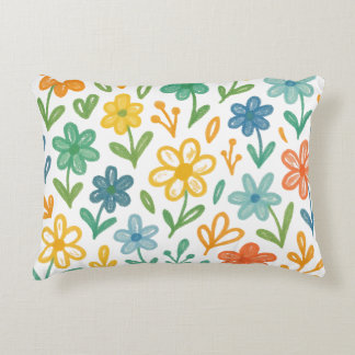 Almofadas de lançamento com padrão floral elegante