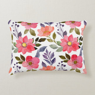 Almofadas de lançamento com padrão floral elegante