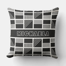 Almofadas de lançamento de monograma personalizado