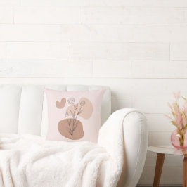 Almofadas de lançamento em tons terrosos Boho