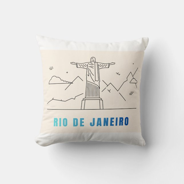 Almofadas de lançamento rio de Janeiro brasil (Frente)