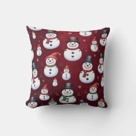 almofadas de neve de natal
