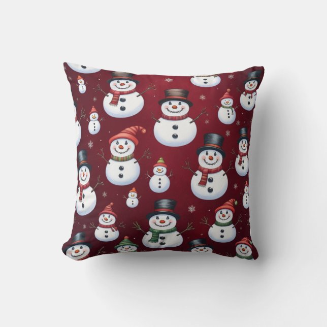 almofadas de neve de natal (Frente)