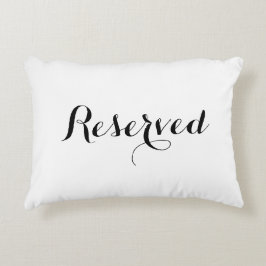 Almofadas de travesseiro com assento reservado