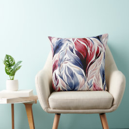 Almofadas Decorativas Azuis e Burgundy Temáticas