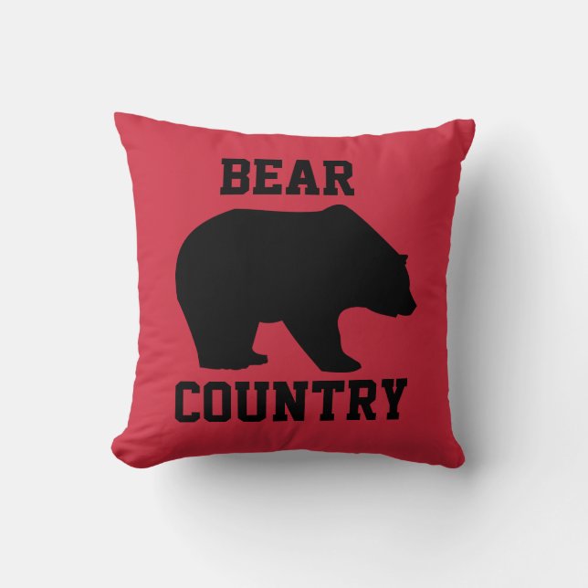 ALMOFADAS DECORATIVAS CABANA, URSO CINZENTO (Frente)