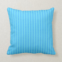 Almofadas Estampadas Efeito de Azulejo Azul-Água
