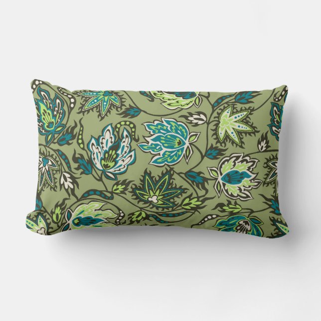 Almofadas Lombares Flor Tropical Protea Batik (Frente)