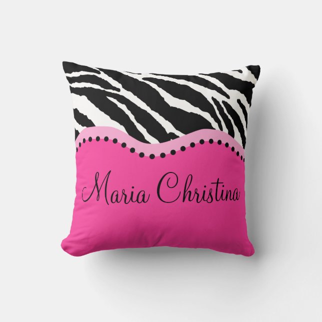 Almofadas Personalizadas Funky Zebra (Frente)