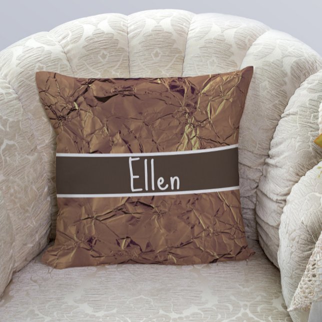 Almofadas personalizadas marrons (Criador carregado)